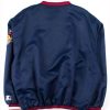 Back view of Cleveland Indians Starter Blue Jacket