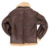 Back view of Farrier Dunkirk Shearling Jacket