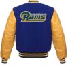 Back view of Men’s Rams Los Angeles Varsity Jacket