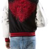 Back view of Oni Demon Varsity Jacket