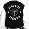 Tiesto Club Life Letterman Black and White Jacket