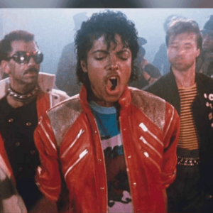 Michael Jackson Beat It Red Leather Jacket