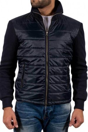 Daniel Craig Spectra Blue Puffer Jacket