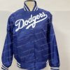 Dodgers Los Angeles 1980 Jacket with Dodgers Printed Patch in blue