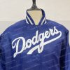 Dodgers Los Angeles 1980 Satin Blue Jacket with Dodgers Printed Patch
