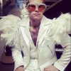 Elton John White Leather Jacket
