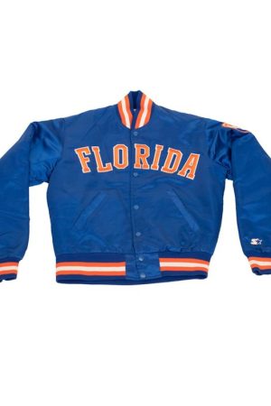 Florida Gators Blue Satin Starter Jacket