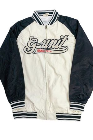Formula Fifty G Unit Satin Black Varsity Jacket