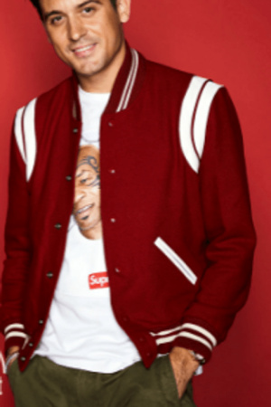 G Eazy Red Letterman Jacket