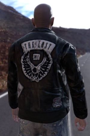 Back view of GTA 5 Johnny Klebitz Jacket