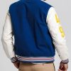 Gant The Gant Spring Letterman Blue and white Jacket