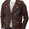 George Suede Biker Jacket