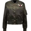 Gigi Hadid Bomber Satin Jacket