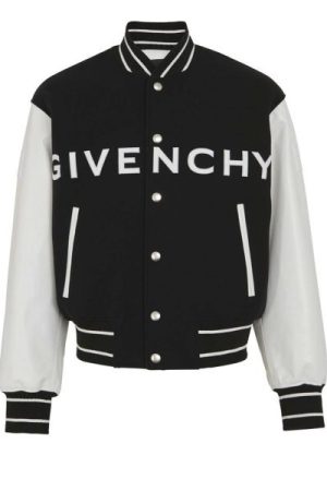 Givenchy Black and White Varsity Jacket