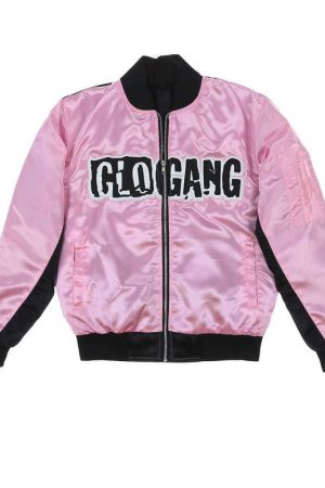 Glo Gang Fool Ya Satin Bomber Jacket