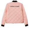 Golf Le Fleur Pink Poly Bomber Jacket