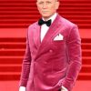 James Bond Red Carpet Velvet Red Coat