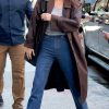 Kendall Jenner Brown Brown Trench Coat
