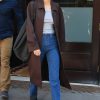 Kendall Jenner Brown Trench Coat