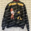 Looney Tunes Warner Brothers Black Leather Jacket