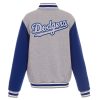 Los Angeles Dodgers Two-Tone Fleece Bomber Jacket