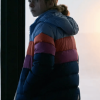Matilda Lawler Station Eleven Multi-Color Puffer Jacket