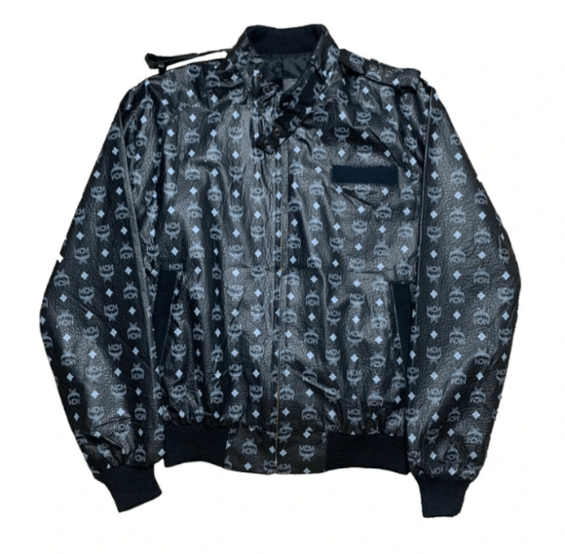 Men's Black Faux Leather Jacket