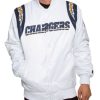 Men’s Bomber LA Chargers Satin Jacket