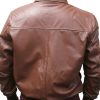 Back view of Mens Brown U.S.A.F A-2 Flight Jacket