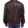Back view of Iconic Reddish Brown A-2 Flight Jacket