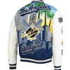 Mean's Los Angeles Dodgers Pro Standard White Varsity Jacket