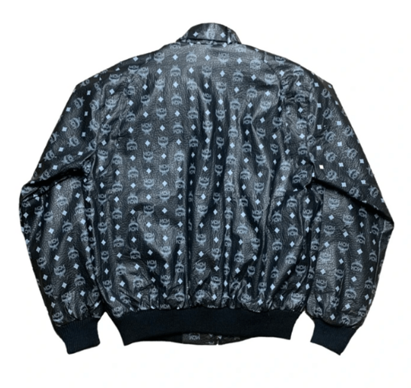 Men's MCM Black Faux Leather Jacket
