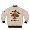 Miyagi Do Karate White Satin Bomber Jacket
