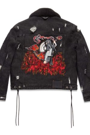 Back Naruto Michael B. Jordan Black Jacket