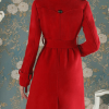 Polar Vivian Red Trench Red Coat