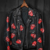 Rolling Stones Tongue Leather Jacket