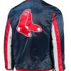 The Ace Boston Red Sox Satin navy Blue Jacket