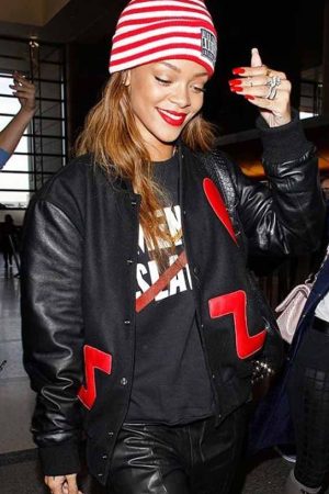 Valentines Day Red Heart Bomber Jacket