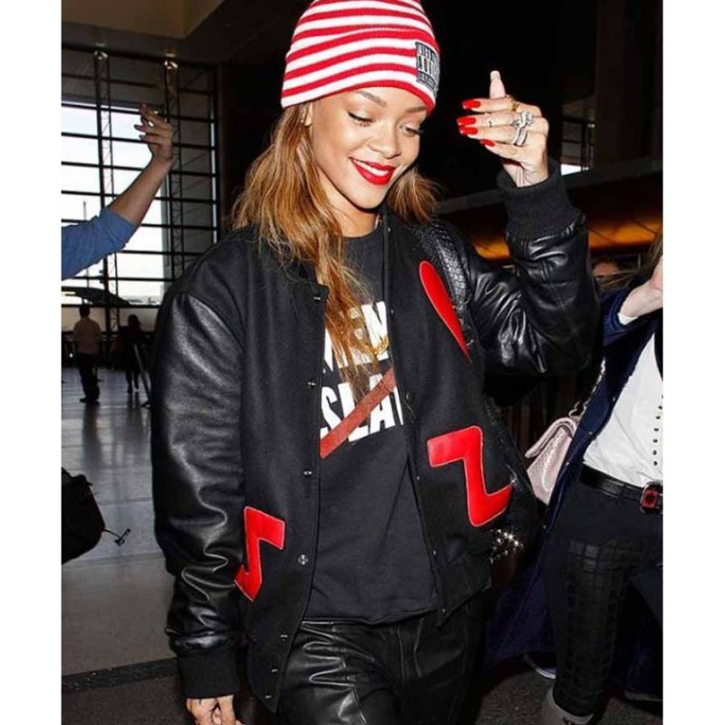 Valentines Day Red Heart Bomber Jacket