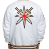 Vegas Golden Knights White Bomber Jacket