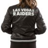 Women’s Las Vegas Raiders Satin Starter back Jacket