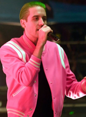 G-Eazy Pink Varsity Jacket
