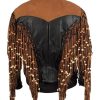 Back view of Elvis Presley Fringed Leather Jacket