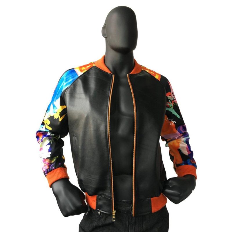 G-Gator Lambskin Leather Baseball Jacket