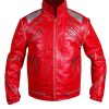 Michael Jackson Beat Red Leather Jacket