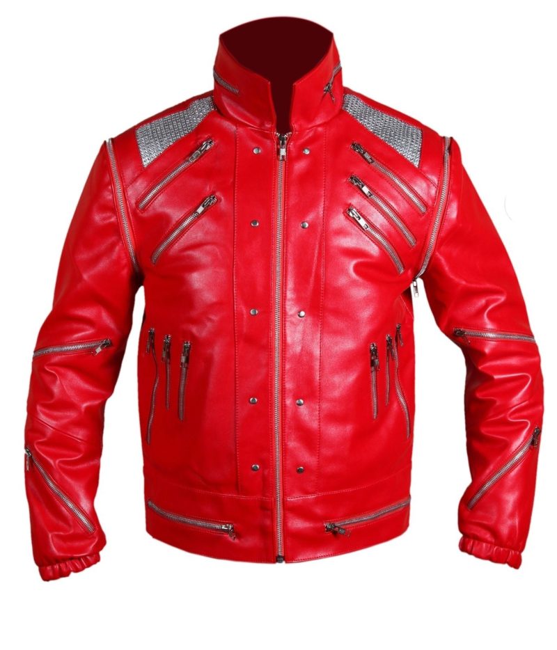 Michael Jackson Beat Red Leather Jacket