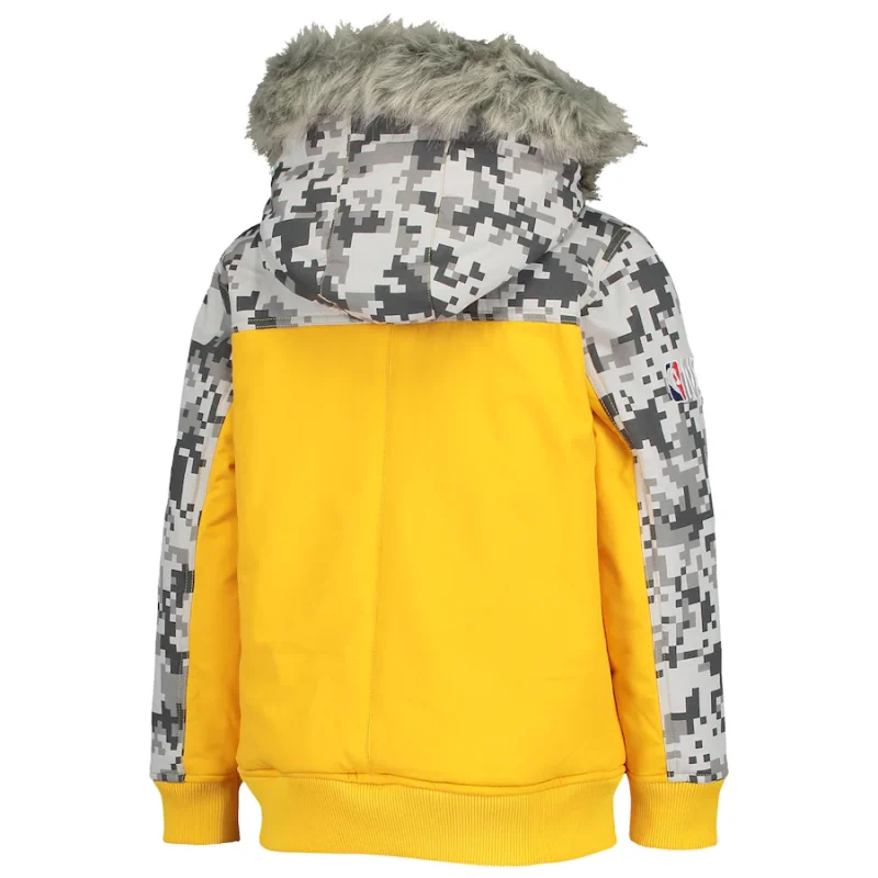Back view of Los Angeles Lakers Youth Hoodie Jacket