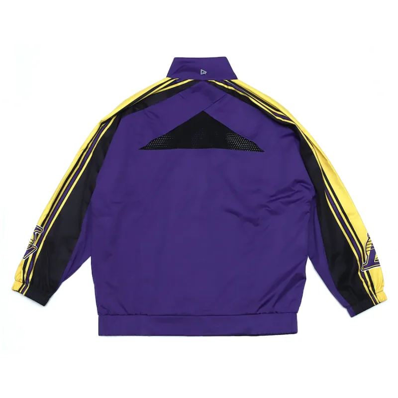 Back view of Los Angeles Lakers Women's Windbreaker Jacket