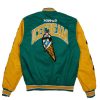 Back Green Rashomon Bomber Jacket