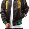 Bears Varsity Satin Bomber Jacket